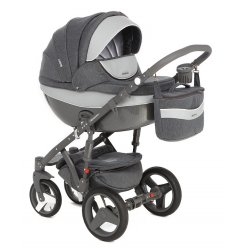 D46 - Детская коляска Adamex Monte Carbon 3 в 1